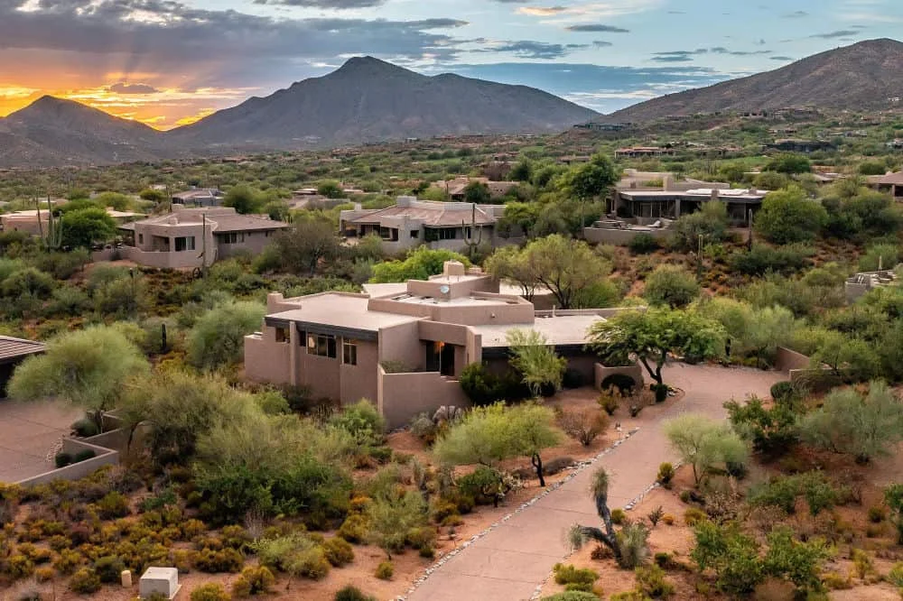 Aerial view of Desert Mountain