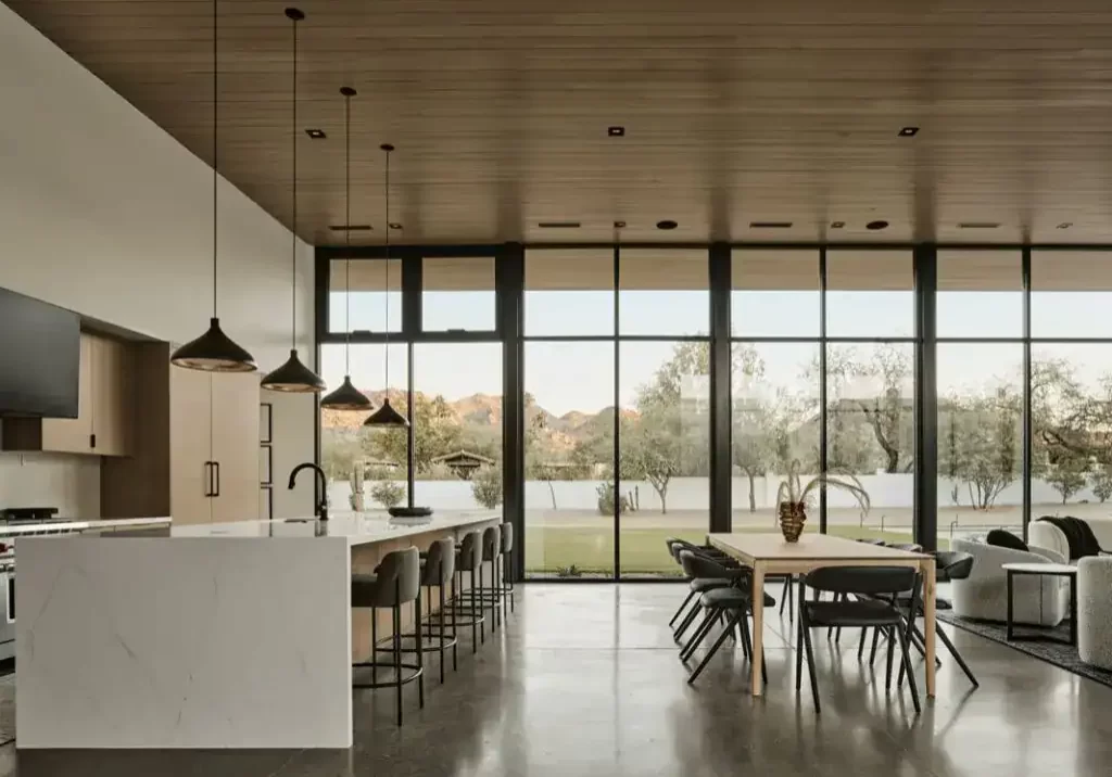 Scottsdale interior with mountain views